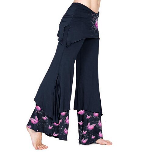 Dame Nødbluss Bred Bukseben Flared bukser Bukser Bomullsblanding Svart Blå Mote Fritid / hverdag Bred Bukseben Trykt mønster Mikroelastisk Full lengde Komfort Sommerfugl S M L XL 2XL
Dame Nødbluss Bred Bukseben Flared bukser Bukser Bomullsblanding Svart Blå Mote Fritid / hverdag Bred Bukseben Trykt mønster Mikroelastisk Full lengde Komfort Sommerfugl S M L XL 2XL