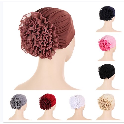 kvinne stor blomst india lue lue turban hårtilbehør elastisk klut hårbånd lue chemo lue damer muslimsk solid hårtap cap
kvinne stor blomst india lue lue turban hårtilbehør elastisk klut hårbånd lue chemo lue damer muslimsk solid hårtap cap