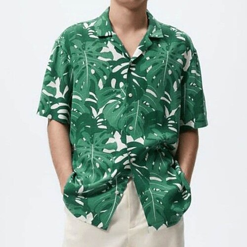 Herre Skjorte Hawaii skjorte Skjorte med knapper Sommerskjorte Uformell skjorte Lysegrønn Mørkegrønn Militærgrønn Mørkeblå Kort Erme Grafiske trykk Fuksia Blader Aftæpning utendørs Ut på byen Trykt
Herre Skjorte Hawaii skjorte Skjorte med knapper Sommerskjorte Uformell skjorte Lysegrønn Mørkegrønn Militærgrønn Mørkeblå Kort Erme Grafiske trykk Fuksia Blader Aftæpning utendørs Ut på byen Trykt