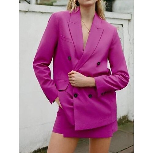 Per donna Giacca Esterno Pulsante Liscio Antivento Streetwear Morbido Capispalla Manica lunga Autunno Viola XS
Per donna Giacca Esterno Pulsante Liscio Antivento Streetwear Morbido Capispalla Manica lunga Autunno Viola XS