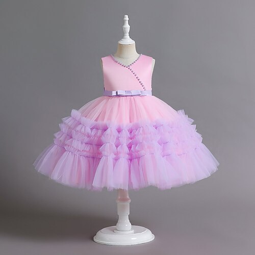 Bambino Da ragazza Vestito da festa Tinta unica Abito in tulle Al ginocchio Vestito Prestazioni Nodo della cravatta Girocollo Senza maniche Elegante Vestito 3-10 anni Primavera Rosa
Bambino Da ragazza Vestito da festa Tinta unica Abito in tulle Al ginocchio Vestito Prestazioni Nodo della cravatta Girocollo Senza maniche Elegante Vestito 3-10 anni Primavera Rosa