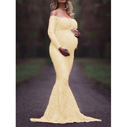 Dame Mammakjole Festkjole Blonde kjole Kroppstett Kjole Helfarge Lang kjole Maxikjole Langermet Blonde Løse skuldre Mote Fest Gul Høst Vår S M L XL XXL
Dame Mammakjole Festkjole Blonde kjole Kroppstett Kjole Helfarge Lang kjole Maxikjole Langermet Blonde Løse skuldre Mote Fest Gul Høst Vår S M L XL XXL