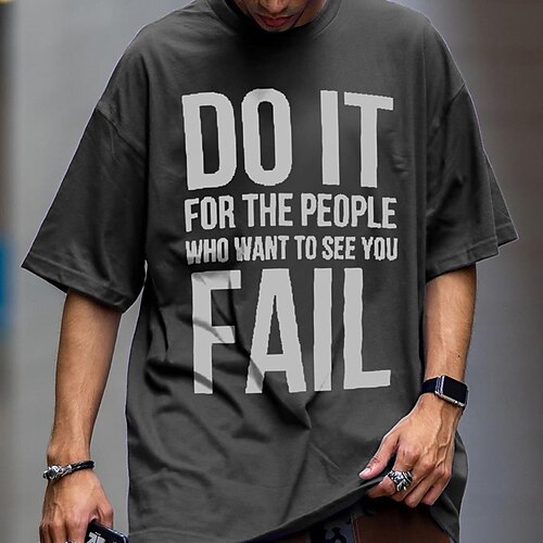 Herre T-shirt T-Shirts Oversized skjorte Grafisk Bogstaver Rund hals Dagligdagstøj Ferierejse Kortærmet Trykt mønster Tøj Mode Gade Afslappet Løstsiddende
Herre T-shirt T-Shirts Oversized skjorte Grafisk Bogstaver Rund hals Dagligdagstøj Ferierejse Kortærmet Trykt mønster Tøj Mode Gade Afslappet Løstsiddende