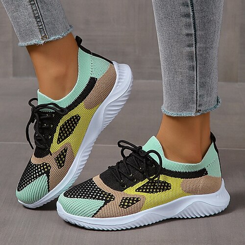Per donna Scarpe da ginnastica Scarpe Flyknit Piatto Punta tonda Tessitura volante Con lacci intrecciali Blu
Per donna Scarpe da ginnastica Scarpe Flyknit Piatto Punta tonda Tessitura volante Con lacci intrecciali Blu