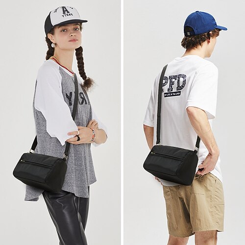 Herre Crossbody-veske Gymsekk Duffle Bag Oxfordtøy utendørs Daglig Glidelås Justerbare Vanntett Lettvekt Helfarge Svart Hvit
Herre Crossbody-veske Gymsekk Duffle Bag Oxfordtøy utendørs Daglig Glidelås Justerbare Vanntett Lettvekt Helfarge Svart Hvit