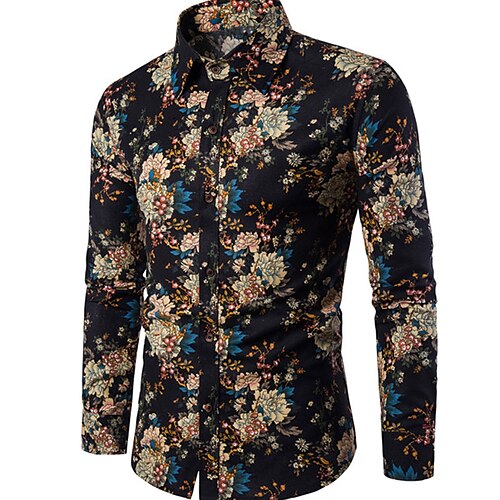 Herren Hemd Blumen Grafik-Drucke Umlegekragen Schwarz Outdoor Strasse Langarm Button-Down Bedruckt Bekleidung Sport Modisch Strassenmode Designer
Herren Hemd Blumen Grafik-Drucke Umlegekragen Schwarz Outdoor Strasse Langarm Button-Down Bedruckt Bekleidung Sport Modisch Strassenmode Designer