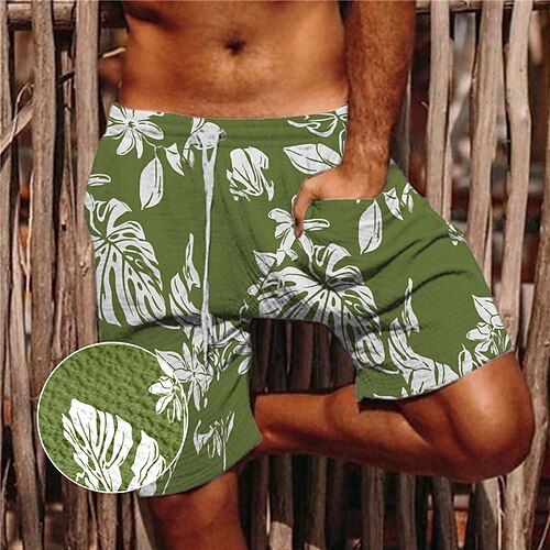 Hombre Pantalón corto Pantalones cortos de verano Pantalones cortos de playa Pantalones cortos de sirsaca Pantalones cortos holgados Bolsillo Correa Cintura elástica Plantas Estampados Comodidad
Hombre Pantalón corto Pantalones cortos de verano Pantalones cortos de playa Pantalones cortos de sirsaca Pantalones cortos holgados Bolsillo Correa Cintura elástica Plantas Estampados Comodidad