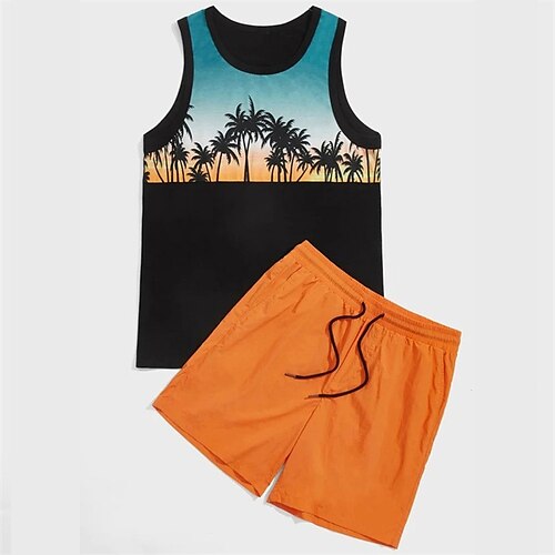 Per uomo Panciotto Set di pantaloncini e magliette Completi con t-shirt Pop art Albero di cocco Girocollo Abbigliamento Stampa 3D Esterno Giornaliero Senza maniche 2 pezzi Stampa 2 pezzi Hawaiano
Per uomo Panciotto Set di pantaloncini e magliette Completi con t-shirt Pop art Albero di cocco Girocollo Abbigliamento Stampa 3D Esterno Giornaliero Senza maniche 2 pezzi Stampa 2 pezzi Hawaiano