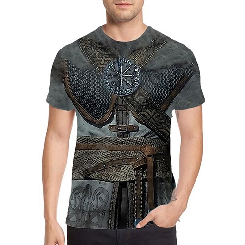 Vikings Warriors Viking Tattoo T-shirt Print Graphic T-shirt For Men's Women's Unisex Adults' 3D Print 100% Polyester Casual Daily
Vikings Warriors Viking Tattoo T-shirt Print Graphic T-shirt For Men's Women's Unisex Adults' 3D Print 100% Polyester Casual Daily