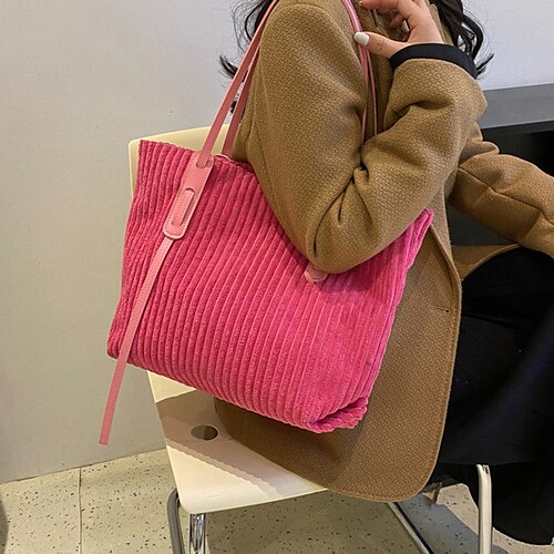 Dame Poseveske Lerret Shopping Daglig Stor kapasitet Pustende Holdbar Helfarge Svart Hvit Rosa
Dame Poseveske Lerret Shopping Daglig Stor kapasitet Pustende Holdbar Helfarge Svart Hvit Rosa