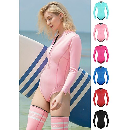 Dame Våddragt - shorty 2 mm CR Neopren Dykkerdragter Hold Varm UV Solbeskyttelse Hurtigtørrende Høj Elasticitet Langærmet Svømning Dykning Surfing Scuba Helfarve Sommer Forår
Dame Våddragt - shorty 2 mm CR Neopren Dykkerdragter Hold Varm UV Solbeskyttelse Hurtigtørrende Høj Elasticitet Langærmet Svømning Dykning Surfing Scuba Helfarve Sommer Forår