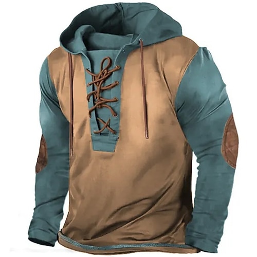 Men's Pullover Hoodie Sweatshirt Pullover Brown Hooded Color Block Graphic Prints Lace up Print Casual Daily Sports 3D Print Basic Streetwear Designer Spring Fall Clothing Apparel Hoodies
Men's Pullover Hoodie Sweatshirt Pullover Brown Hooded Color Block Graphic Prints Lace up Print Casual Daily Sports 3D Print Basic Streetwear Designer Spring Fall Clothing Apparel Hoodies
