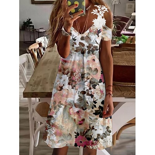 Dame Uformell kjole Skiftkjole Slipkjole Blomstret Blonde Trykt mønster Med stropper Mini kjole Aktiv Mote utendørs Daglig Ermeløs Normal Hvit Rosa Fuksia Vår Sommer S M L XL XXL
Dame Uformell kjole Skiftkjole Slipkjole Blomstret Blonde Trykt mønster Med stropper Mini kjole Aktiv Mote utendørs Daglig Ermeløs Normal Hvit Rosa Fuksia Vår Sommer S M L XL XXL