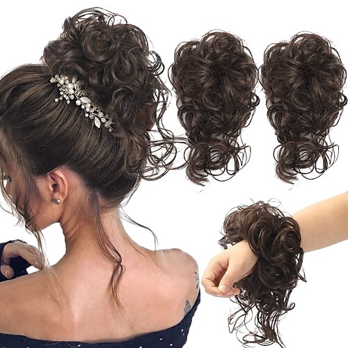 2 stk rodet knold hårstykke risbel updo super lang pjusket extensions knold krøllet bølget hestehale hårstykker hår scrunchies med elastik gummibånd syntetisk chignon hårforlængelse til kvinder piger
2 stk rodet knold hårstykke risbel updo super lang pjusket extensions knold krøllet bølget hestehale hårstykker hår scrunchies med elastik gummibånd syntetisk chignon hårforlængelse til kvinder piger