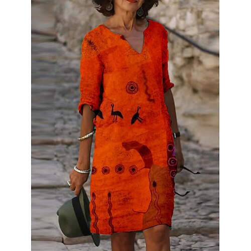 Per donna Vestito casual Vestito a trapezio Abito stampato Fantasia geometrica Tribale Stampa A V Mini abito Etnico Tribale Esterno Giornaliero Mezza manica Standard Giallo Rosso Marrone Estate
Per donna Vestito casual Vestito a trapezio Abito stampato Fantasia geometrica Tribale Stampa A V Mini abito Etnico Tribale Esterno Giornaliero Mezza manica Standard Giallo Rosso Marrone Estate