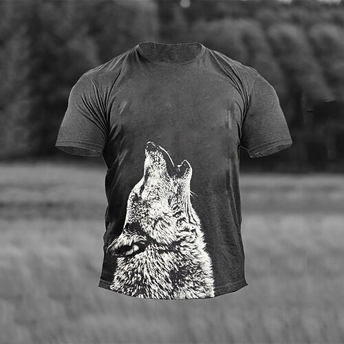 Herre T-shirt Grafiske T-shirts Cool skjorte Ulv Grafiske tryk bogstavtryk Rund hals Varm Stempling Gade Ferierejse Kort Ærme Trykt mønster Tøj Designer Basale Moderne Moderne
Herre T-shirt Grafiske T-shirts Cool skjorte Ulv Grafiske tryk bogstavtryk Rund hals Varm Stempling Gade Ferierejse Kort Ærme Trykt mønster Tøj Designer Basale Moderne Moderne