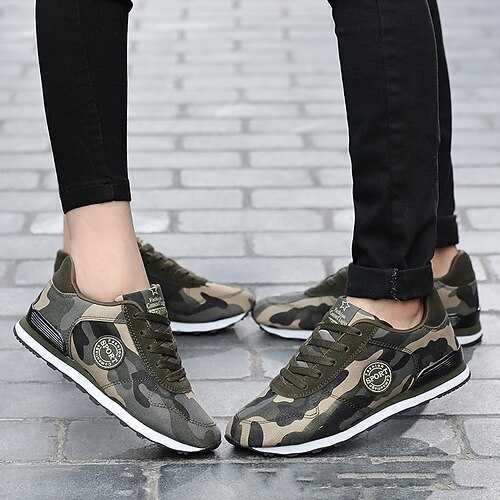 Dame Unisex Kondisko Canvassko udendørs Atletisk Flade hæle Rund Tå Sporty Afslappet Løb Kanvas Snøre Camouflage militærgrøn
Dame Unisex Kondisko Canvassko udendørs Atletisk Flade hæle Rund Tå Sporty Afslappet Løb Kanvas Snøre Camouflage militærgrøn
