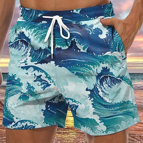 Herre Surfeshorts Badeshorts Sommershorts Strandshorts Snorer med mesh fôr Elastisk midje Grafiske trykk Sprøyte Hurtigtørkende Kort Avslappet Daglig Ferie Bohem Hawaiisk Blå Mikroelastisk
Herre Surfeshorts Badeshorts Sommershorts Strandshorts Snorer med mesh fôr Elastisk midje Grafiske trykk Sprøyte Hurtigtørkende Kort Avslappet Daglig Ferie Bohem Hawaiisk Blå Mikroelastisk