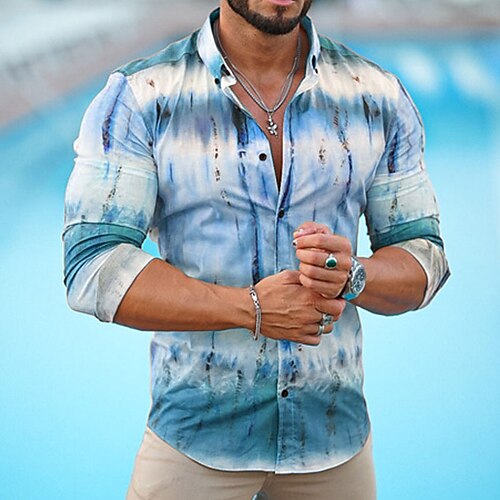 Per uomo Camicia con bottoni Camicia estiva Maglietta informale Rosa Blu marino Blu Arancione Manica lunga Color Block Collo ripiegabile Strada Da mare Bottone giù Abbigliamento Di tendenza Comodo
Per uomo Camicia con bottoni Camicia estiva Maglietta informale Rosa Blu marino Blu Arancione Manica lunga Color Block Collo ripiegabile Strada Da mare Bottone giù Abbigliamento Di tendenza Comodo