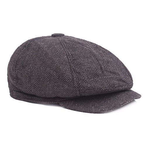Herre Baret Hat Newsboy Hat Svart Brun Bomullstråd Gatemote Stilfull 1920-tallet mote utendørs Daglig Ut på byen Grafiske trykk Varm
Herre Baret Hat Newsboy Hat Svart Brun Bomullstråd Gatemote Stilfull 1920-tallet mote utendørs Daglig Ut på byen Grafiske trykk Varm