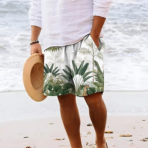 Herre Sommershorts Strandshorts Snorer Elastisk midje Grafisk Blad Planter Pustende Myk Kort Avslappet Daglig Ferie Gatemote Hawaiisk Hvit Blå Mikroelastisk
Herre Sommershorts Strandshorts Snorer Elastisk midje Grafisk Blad Planter Pustende Myk Kort Avslappet Daglig Ferie Gatemote Hawaiisk Hvit Blå Mikroelastisk