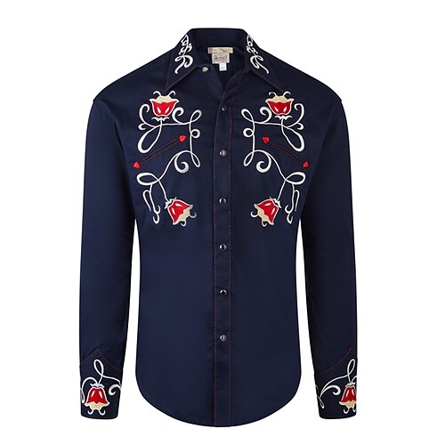 Homme Chemise Floral Imprimés Photos Col rabattu bleu marine Extérieur Plein Air manche longue Bouton bas Imprimer Vêtement Tenue Sportif Mode Vêtement de rue Design
Homme Chemise Floral Imprimés Photos Col rabattu bleu marine Extérieur Plein Air manche longue Bouton bas Imprimer Vêtement Tenue Sportif Mode Vêtement de rue Design