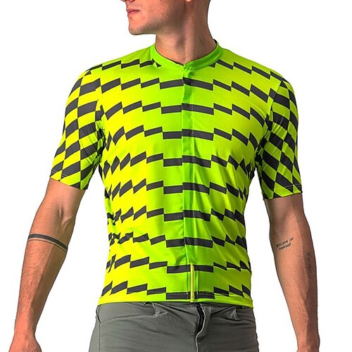 21Grams Per uomo Maglia da ciclismo Manica corta Bicicletta Maglietta / Maglia Superiore con 3 tasche posteriori Ciclismo da montagna Cicismo su strada Traspirante Traspirazione umidità Asciugatura
21Grams Per uomo Maglia da ciclismo Manica corta Bicicletta Maglietta / Maglia Superiore con 3 tasche posteriori Ciclismo da montagna Cicismo su strada Traspirante Traspirazione umidità Asciugatura