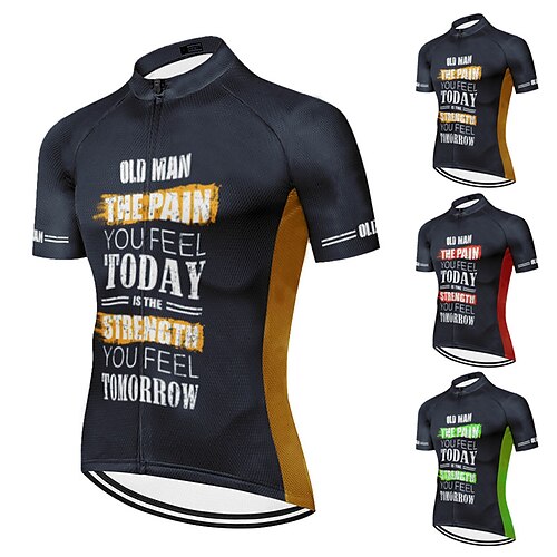 21Grams Per uomo Maglia da ciclismo Manica corta Bicicletta Maglietta Superiore con 3 tasche posteriori Ciclismo da montagna Cicismo su strada Traspirante Traspirazione umidità Asciugatura rapida
21Grams Per uomo Maglia da ciclismo Manica corta Bicicletta Maglietta Superiore con 3 tasche posteriori Ciclismo da montagna Cicismo su strada Traspirante Traspirazione umidità Asciugatura rapida