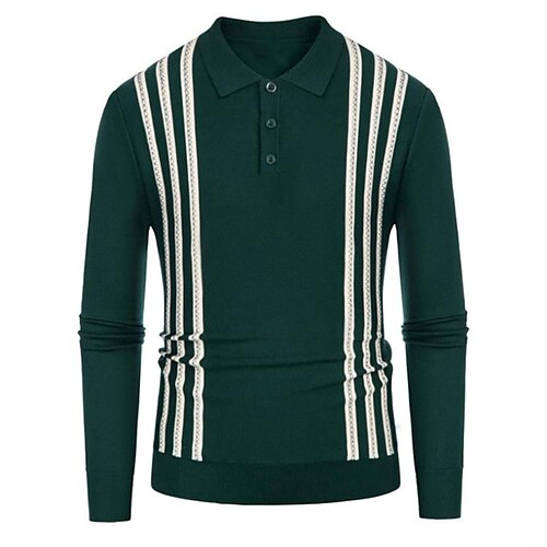 Herre Genser Cardigan Genser Genser Polo Riflet Strikke Avklipt Strikket Stripe Aftæpning Oppvarminger Moderne Moderne Dagligdagstøy Feriereise Klær Vår & Vinter Svart Grønn M L XL
Herre Genser Cardigan Genser Genser Polo Riflet Strikke Avklipt Strikket Stripe Aftæpning Oppvarminger Moderne Moderne Dagligdagstøy Feriereise Klær Vår & Vinter Svart Grønn M L XL