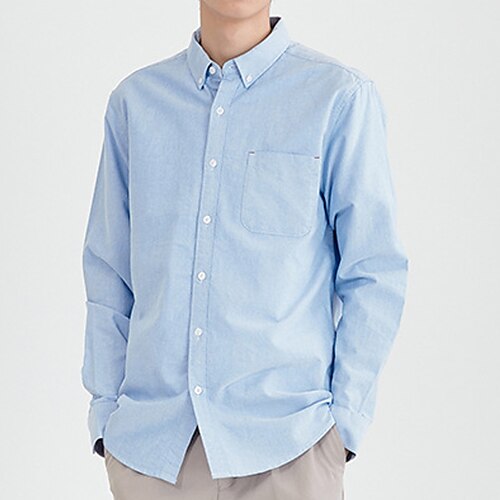 Herre Skjorte Button Up skjorte Casual skjorte Hvid Lyserød Mørk Marineblå Himmelblå Lysegrå Langærmet Vanlig Knap ned krave Daglig Ferierejse Lomme Tøj Mode Afslappet Bekvem
Herre Skjorte Button Up skjorte Casual skjorte Hvid Lyserød Mørk Marineblå Himmelblå Lysegrå Langærmet Vanlig Knap ned krave Daglig Ferierejse Lomme Tøj Mode Afslappet Bekvem