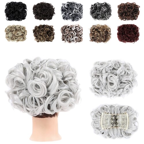 kammer krøllete hårboller syntetisk scrunchie klips i hestehaleforlengelse chignon fatbrett hestehalehårstykker
kammer krøllete hårboller syntetisk scrunchie klips i hestehaleforlengelse chignon fatbrett hestehalehårstykker