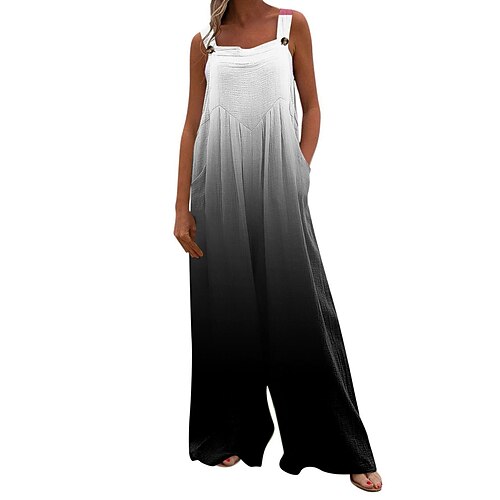Combinaison Femme Bouton Imprimer Floral Col Carré Vêtement de rue du quotidien Vacances Ample Ample Sans Manches Noir S Eté
Combinaison Femme Bouton Imprimer Floral Col Carré Vêtement de rue du quotidien Vacances Ample Ample Sans Manches Noir S Eté