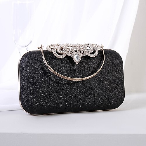 Dame Evening Bag Aftenveske polyester Legering Bryllup Fest Krystalldetaljer Kjede Fargeblokk Gepardmønster Sølv Svart Gull
Dame Evening Bag Aftenveske polyester Legering Bryllup Fest Krystalldetaljer Kjede Fargeblokk Gepardmønster Sølv Svart Gull