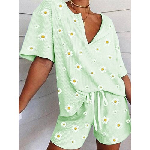 Per donna Pigiami Top e pantalone del pigiama Completi Fiore decorativo Di tendenza Informale Stile Pastorale Interni Giornaliero Da letto Poliestere Traspirante Girocollo Manica corta maglietta
Per donna Pigiami Top e pantalone del pigiama Completi Fiore decorativo Di tendenza Informale Stile Pastorale Interni Giornaliero Da letto Poliestere Traspirante Girocollo Manica corta maglietta