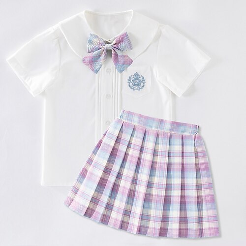 2 pezzi Bambino Da ragazza Tinta unica Gonna e camicia Impostato Manica corta Di tendenza Scuola Chiffon 7-13 anni Estate Multicolore Rosa Azzurro cielo
2 pezzi Bambino Da ragazza Tinta unica Gonna e camicia Impostato Manica corta Di tendenza Scuola Chiffon 7-13 anni Estate Multicolore Rosa Azzurro cielo
