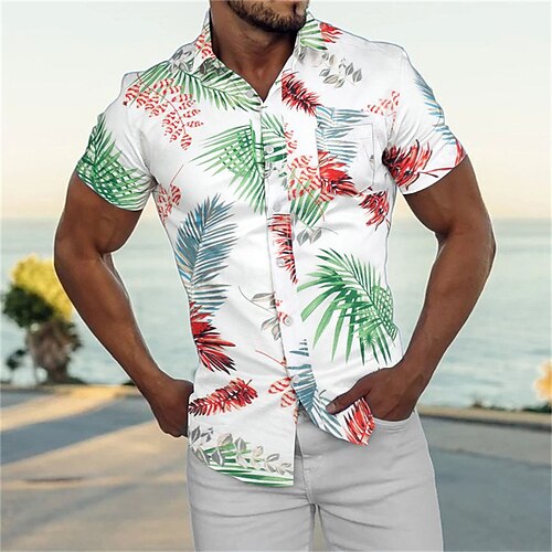 Herre Skjorte Hawaii skjorte Button Up skjorte Sommer skjorte Casual skjorte Gul Grøn Kort Ærme Grafisk Blad Aftæpning Gade Ferierejse Knap ned Tøj Afslappet Moderne Moderne Hawaiiansk
Herre Skjorte Hawaii skjorte Button Up skjorte Sommer skjorte Casual skjorte Gul Grøn Kort Ærme Grafisk Blad Aftæpning Gade Ferierejse Knap ned Tøj Afslappet Moderne Moderne Hawaiiansk