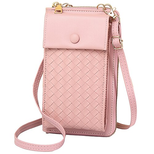 Dame Crossbody taske Pung Møntpung Mobiltelefon pose Kreditkortholder pung PU Læder udendørs Daglig Lynlås Justérbar Vandtæt Letvægt Helfarve Mørkebrun Vin Sort
Dame Crossbody taske Pung Møntpung Mobiltelefon pose Kreditkortholder pung PU Læder udendørs Daglig Lynlås Justérbar Vandtæt Letvægt Helfarve Mørkebrun Vin Sort