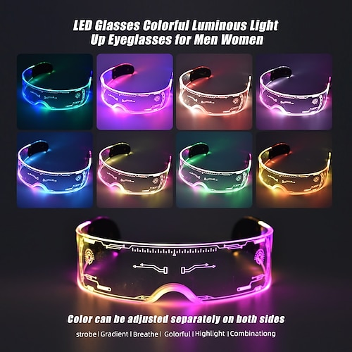 7 farger dekorative vokse briller farge belysning briller led belysning briller bar ktv halloween jul bursdagsfest
7 farger dekorative vokse briller farge belysning briller led belysning briller bar ktv halloween jul bursdagsfest