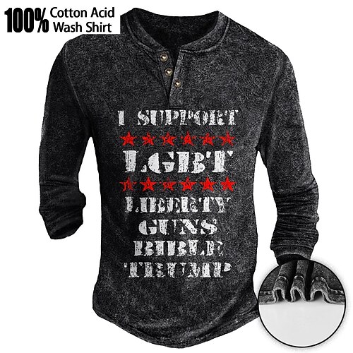 Per uomo Camicia Henley Magliette grafiche Camicia 100% cotone lavaggio acido stampa di lettere Henley Con stampe Informale Da tutti i giorni Manica lunga La moda Di base Abbigliamento 100% cotone
Per uomo Camicia Henley Magliette grafiche Camicia 100% cotone lavaggio acido stampa di lettere Henley Con stampe Informale Da tutti i giorni Manica lunga La moda Di base Abbigliamento 100% cotone