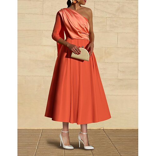A sirena Abiti da cocktail Vintage Vestito Formale Strascico di corte Manica a 3/4 Monospalla Tessuto elasticizzato con Con ruche 2023
A sirena Abiti da cocktail Vintage Vestito Formale Strascico di corte Manica a 3/4 Monospalla Tessuto elasticizzato con Con ruche 2023
