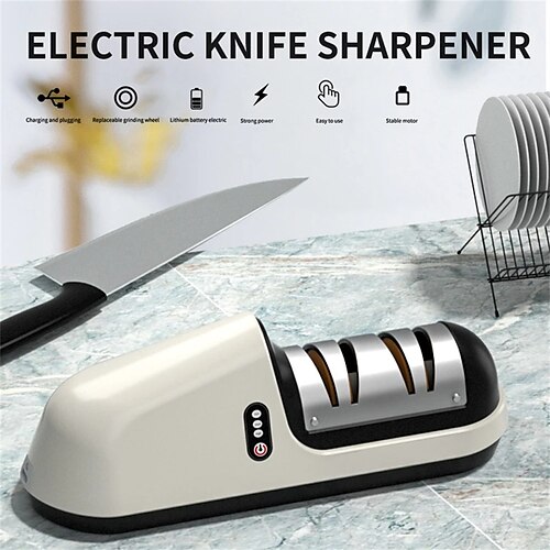 1pc affilacoltelli elettrico in acciaio inox regolazione della potenza a tre velocità ricarica usb affilacoltelli accessori da cucina
1pc affilacoltelli elettrico in acciaio inox regolazione della potenza a tre velocità ricarica usb affilacoltelli accessori da cucina
