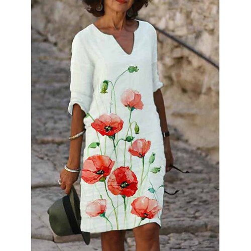 Dame Afslappet påklædning Skift Kjole Print kjole Blomstret Trykt mønster V-hals Mini kjole Aktiv Mode udendørs Daglig Halvlange ærmer Regulær Hvid Lyserød Vin Sommer Forår S M L XL XXL
Dame Afslappet påklædning Skift Kjole Print kjole Blomstret Trykt mønster V-hals Mini kjole Aktiv Mode udendørs Daglig Halvlange ærmer Regulær Hvid Lyserød Vin Sommer Forår S M L XL XXL