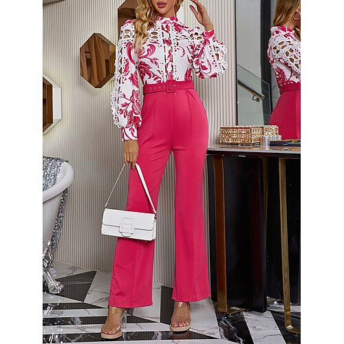 Damen Jumpsuit Hohe Taillenlinie Bedruckt Blumen Ständer Strassenmode Geschäftlich B¨¹ro Arbeit Regular Fit Langarm Fuchsie S M L Sommer
Damen Jumpsuit Hohe Taillenlinie Bedruckt Blumen Ständer Strassenmode Geschäftlich B¨¹ro Arbeit Regular Fit Langarm Fuchsie S M L Sommer