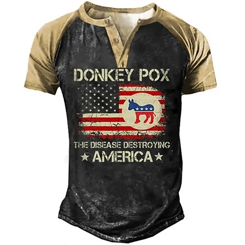 Per uomo Camicia Henley Magliette Pop art Bandiera Henley Abbigliamento Stampa 3D Esterno Informale Manica corta Bottone giù Stampa Di tendenza Originale Comodo
Per uomo Camicia Henley Magliette Pop art Bandiera Henley Abbigliamento Stampa 3D Esterno Informale Manica corta Bottone giù Stampa Di tendenza Originale Comodo
