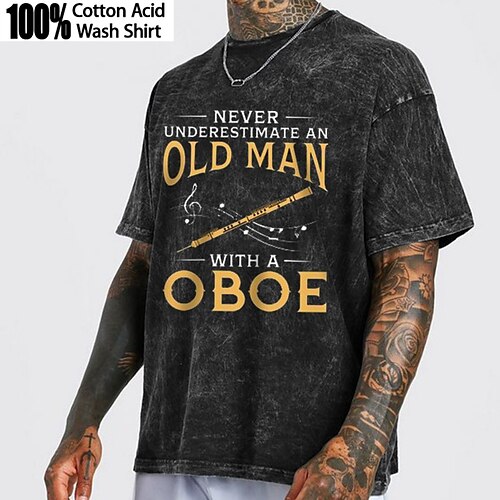 Herre T-shirt Grafiske T-shirts 100% bomuldssyre-vaskeskjorte Oversized skjorte bogstavtryk Rund hals Trykt mønster Gade Dagligdagstøj Kort Ærme Trykt mønster Tøj 100 % bomuld Designer Bekvem
Herre T-shirt Grafiske T-shirts 100% bomuldssyre-vaskeskjorte Oversized skjorte bogstavtryk Rund hals Trykt mønster Gade Dagligdagstøj Kort Ærme Trykt mønster Tøj 100 % bomuld Designer Bekvem