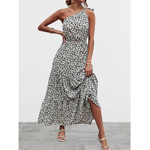 Per donna Abito lungo Abito lungo Vestito svasato vestito a flori Abito stampato Floreale Informale Giornaliero Per eventi Da mare Schiena scoperta Stampa Senza maniche Monospalla Vestito Standard
Per donna Abito lungo Abito lungo Vestito svasato vestito a flori Abito stampato Floreale Informale Giornaliero Per eventi Da mare Schiena scoperta Stampa Senza maniche Monospalla Vestito Standard