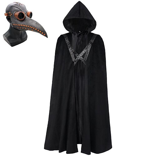 Plague Doctor Retro Vintage Medieval Renaissance Cloak Mask Men's Costume Vintage Cosplay Masquerade Cloak
Plague Doctor Retro Vintage Medieval Renaissance Cloak Mask Men's Costume Vintage Cosplay Masquerade Cloak