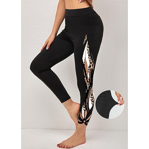 Per donna Leggings per lo yoga Tagliato Fasciante in vita Sollevamento dei glutei Vita alta Yoga Fitness Allenamento in palestra Leggings corti Farfalla Floreale Leopardato Nero Bianco Blu Gli sport
Per donna Leggings per lo yoga Tagliato Fasciante in vita Sollevamento dei glutei Vita alta Yoga Fitness Allenamento in palestra Leggings corti Farfalla Floreale Leopardato Nero Bianco Blu Gli sport