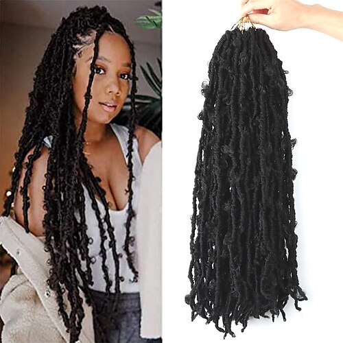 5 pakker 24-tommers sommerfuglheklet hår for svarte kvinner faux locs forhåndsløkkede, forhåndsvridd fletter
5 pakker 24-tommers sommerfuglheklet hår for svarte kvinner faux locs forhåndsløkkede, forhåndsvridd fletter