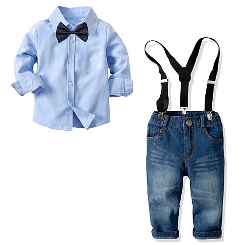 4 pezzi Bambino Da ragazzo Camicia e pantaloni Abiti da cerimonia Completo Vestito Tinta unica Manica lunga Pulsante Impostare Formale Di tendenza Fantastico Autunno Primavera 3-7 anni Bianco Blu
4 pezzi Bambino Da ragazzo Camicia e pantaloni Abiti da cerimonia Completo Vestito Tinta unica Manica lunga Pulsante Impostare Formale Di tendenza Fantastico Autunno Primavera 3-7 anni Bianco Blu
